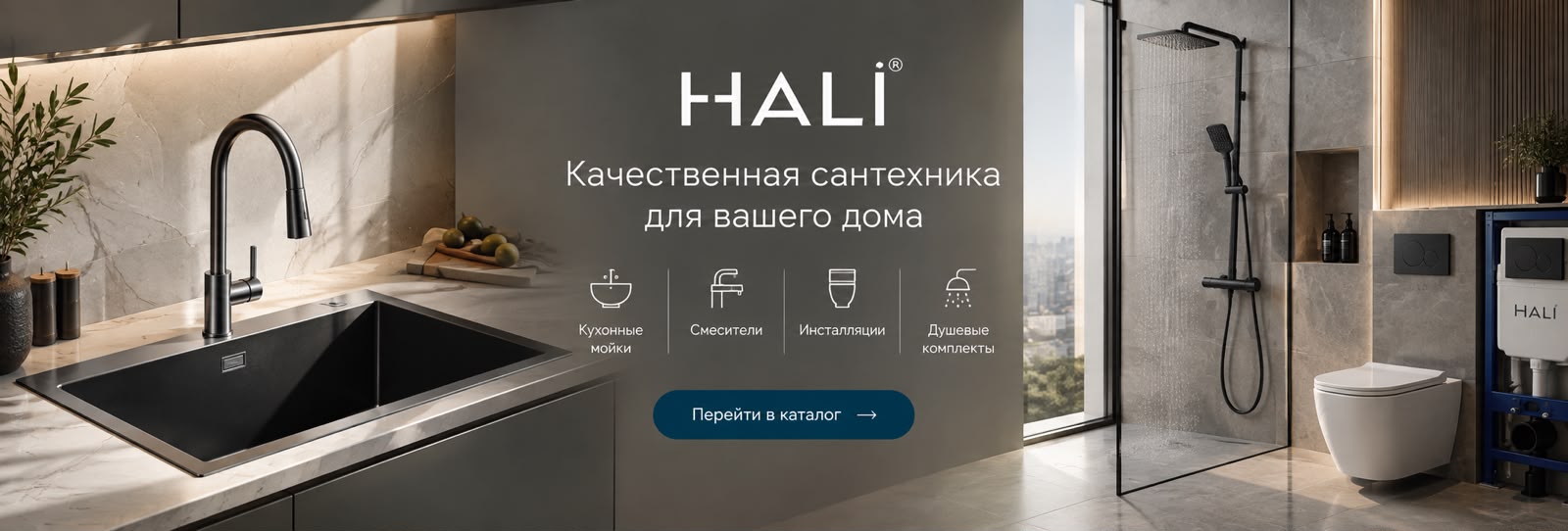 HALI — качественная сантехника для вашего дома